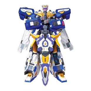 炫卡斗士炫蓝雷霆王正版男孩3合体变形机器人儿童金刚玩具2第三季