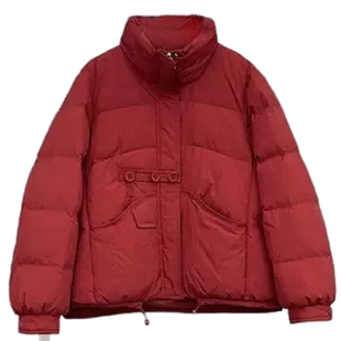 新款宽松小个子白鸭绒羽绒服短款女外套保暖今年流行立领轻薄韩版