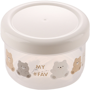 日本进口儿童便携零食盒宝宝学生外出迷你坚果密封随身水果小盒子