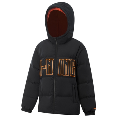 李宁儿童羽绒服冬季男女童鸭绒抗寒保暖宽松连帽加厚外套YYMV029