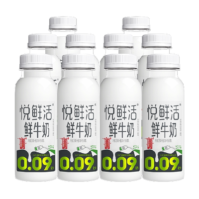 悦鲜活低温鲜牛奶牛奶260ml*10瓶