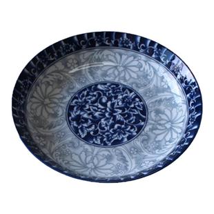 美仪高温印彩瓷中式釉下彩唐碗盘鱼盘青花瓷陶瓷餐具酒碗小勺味碟