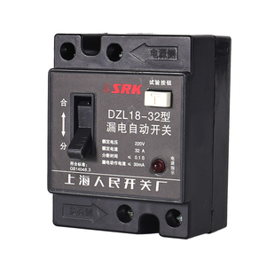 漏电断路器漏电保护器漏电自动开关DZL18-32A20A线盘家用220V漏保