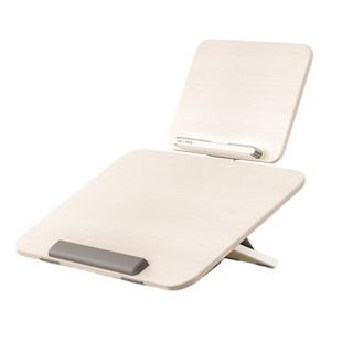 小天双层书写阅读架写字板垫板看书支架倾斜桌面可升降调节小学生学习坐姿矫正防低头支架式多功能木质写作业