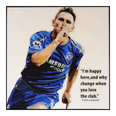 切尔西传奇球员弗兰克兰帕德挂画
