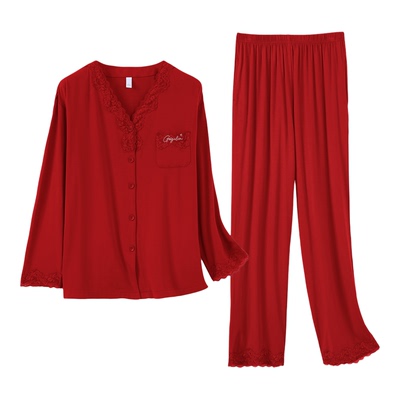 【抗菌防螨】睡衣女士莫代尔长袖