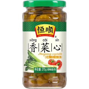 恒顺香菜心375g 脆莴苣 江苏镇江特产 下饭小菜腌制泡菜酱菜榨菜