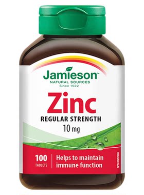 jamieson健美生zinc100片锌片