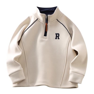 男童加绒卫衣炸街帅气冬季打底衫