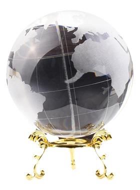 水晶玻璃金银色摆件ins风送礼物