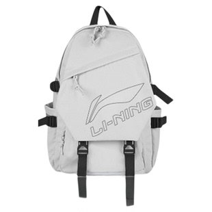 李宁书包女高中生男初中生双肩包大学生通勤旅行背包大容量电脑包