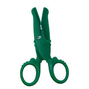 儿童安全卡通剪刀 小鳄鱼学生手工专用圆头小号幼儿园宝宝不伤手美术学习益智裁剪剪纸用品2-3-6岁迷你便携式