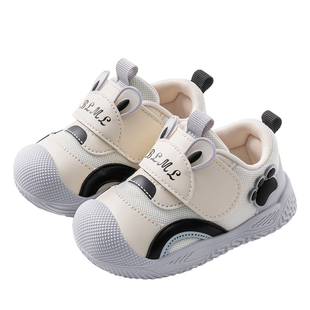 男宝宝学步鞋2026春秋新款包头婴幼儿童软底防滑透气室内小童鞋子