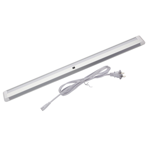 220v橱柜吊柜底板手扫感应灯长条有线厨房led层板灯免开槽插电式