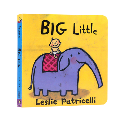 一根毛系列 Big Little 大与小 名家leslie patricelli生活习惯养成书1-3岁宝宝 撕不烂进口英文原版图绘本启蒙纸板书小毛孩脏小孩