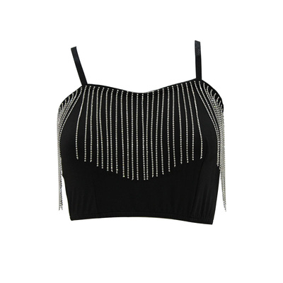 流苏钻石cnyishe原创吊带背心