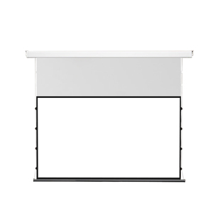 投影幕布家用嵌入悬浮电动拉线投影布白天抗光投影屏幕客厅家庭影院屏幕智能语音无线遥控自动升降投影仪幕布