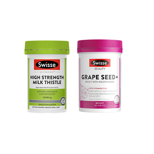 swisse护肝片女性女士养肝正品官方旗舰店第斯维诗一名葡萄籽美白