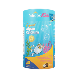 Ddrops滴卓思海藻钙镁锌30条婴幼儿补钙成长钙宝宝儿童进口液体钙
