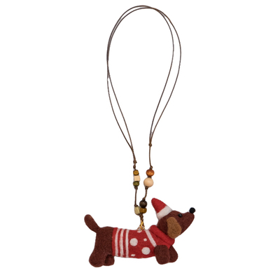 羊毛毡戳戳乐手工diy挂件毛衣链