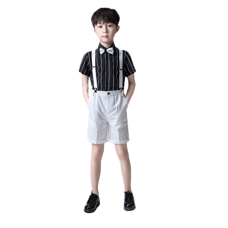 男童礼服秋冬西装套装主持人钢琴演出服儿童西服幼儿园小男孩服装