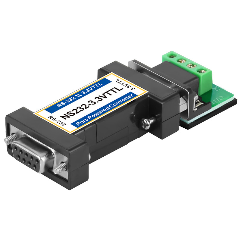 【MoweStar】移星工业级串口RS232转3.3V/5VTTL电平协议转换器高速转接模块信号延长放大转接头NS232