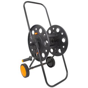 易美钢铁金属水管车收纳架大绕管架盘46分软管洗车浇花水枪卷管器