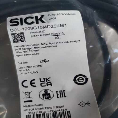 议价SICK传感器2079316连接线 DOL-1208G10MD25KM1