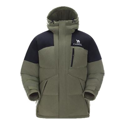 骆驼户外羽绒服冬季新款女款男款防刮耐磨连帽加厚保暖面包服