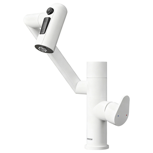 箭牌奶油风洗手盆水龙头浴室洗脸盆家用卫生间冷热浴室柜白色面盆