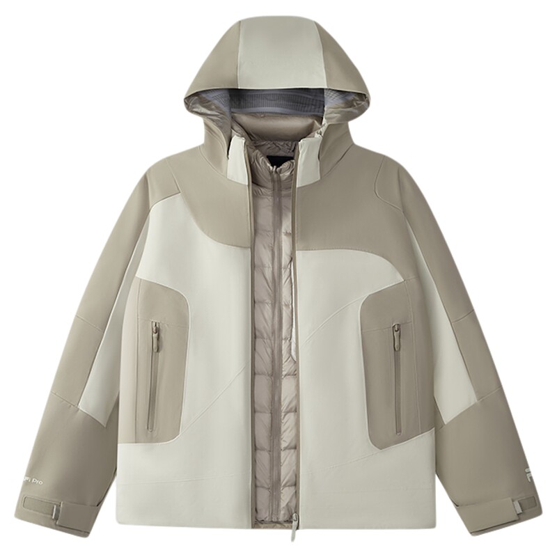 FILAFUSION斐乐男羽绒服两件套