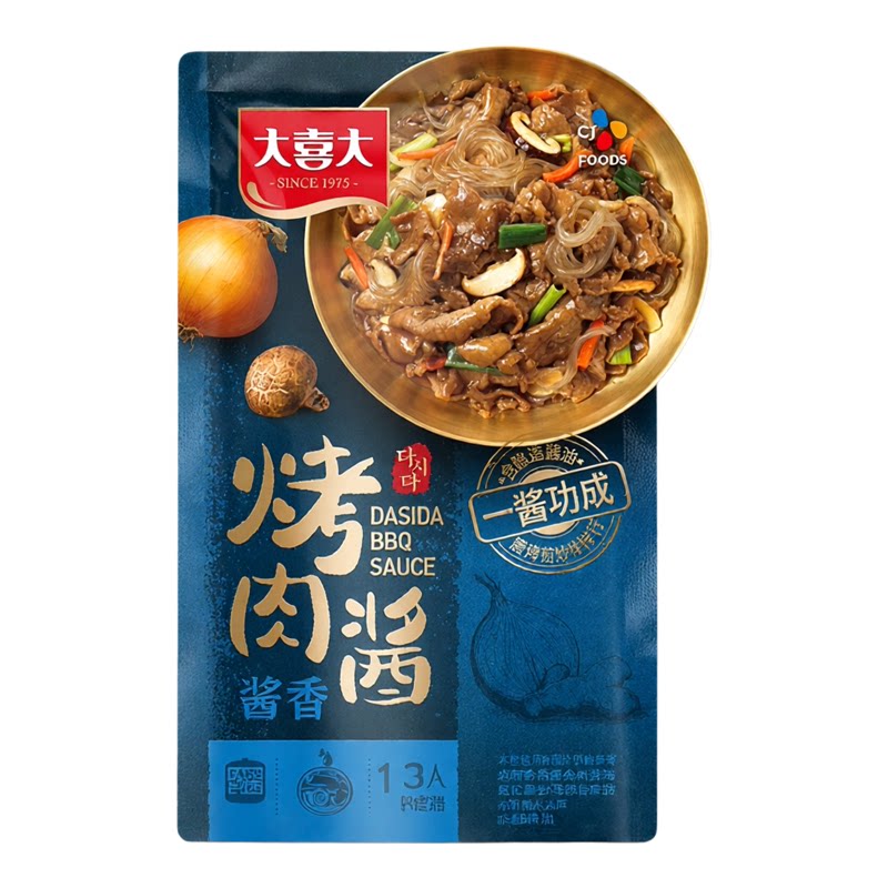 CJ-Dasida大喜大烤肉酱酱香味110克烤肉煎肉烧肉酱汁料理烹饪商用