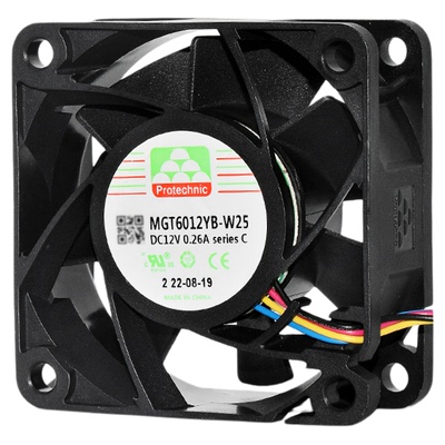 永立602512V滚珠PWM调速风扇6CM