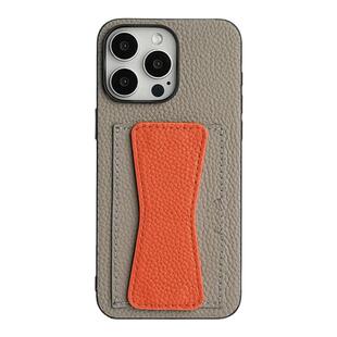 适用i苹果i17Promax手机壳带支架腕带挂绳Phone16/15/14/13/12女款男生卡包真皮高级感简约高端创意全包防摔