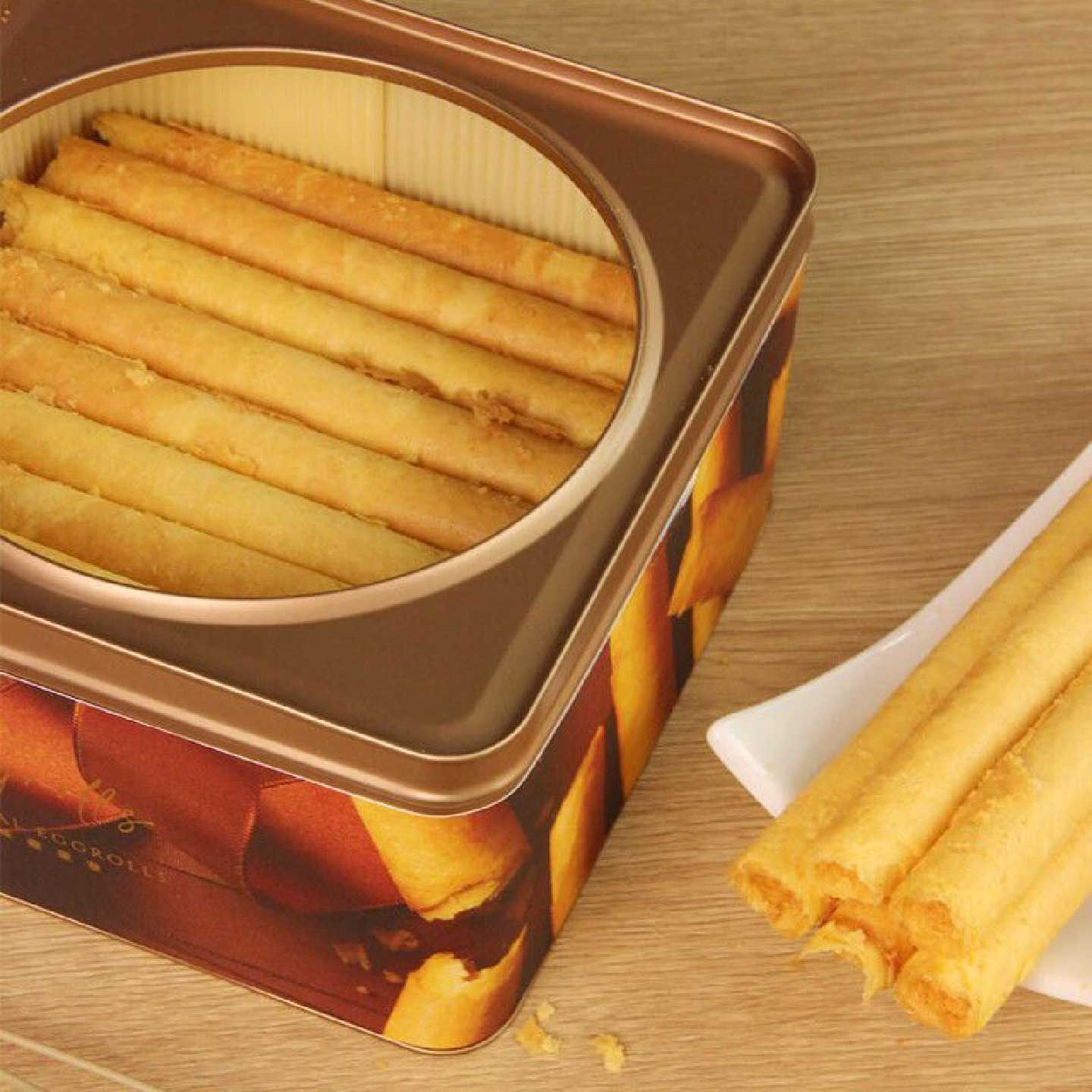 香港美心Mexin原味蛋卷448g饼干糕点小零食节日礼盒手信