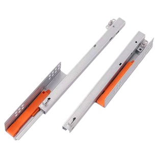 DTC东泰托底两节反弹轨道G02抽屉隐藏滑按弹免拉手16板科斯拉