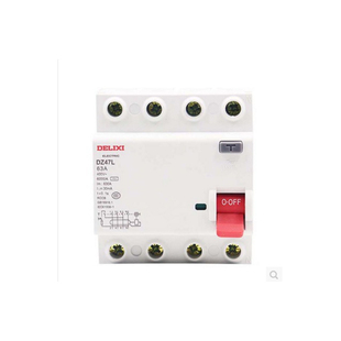 德力西小型DZ47L漏电开关CDL7-63 4P 20A32A40A63A电磁漏电断路器