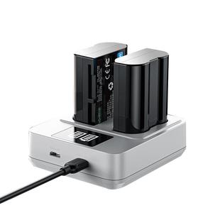 绿巨能EN-EL15/15C相机电池PD18W双口充电器适用尼康Z5 Z6 Z63 Z62 ZF D7100 D7000 Z7 Z8 D610 D850微单反