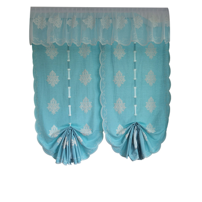 欧式宫廷风刺绣窗帘布艺遮光