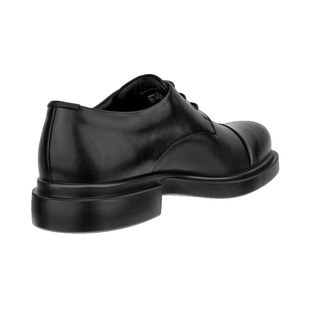 ECCO爱步男Metropole都市首尔真皮商务皮鞋透气增高德比鞋522314