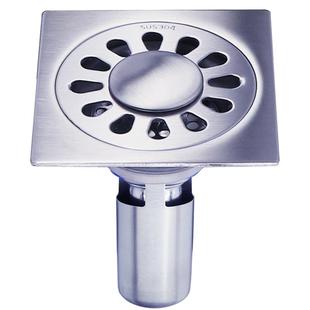 加厚阳台304不锈钢小号地漏大排量8cm淋浴房90*90防臭堵9cm/80*80