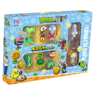 新乐新植物大战僵尸变形蛋套装模型全套西瓜投手男孩玩具儿童礼物