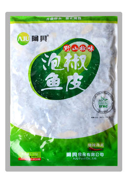 即食鱼皮凉拌菜阿具餐饮专用