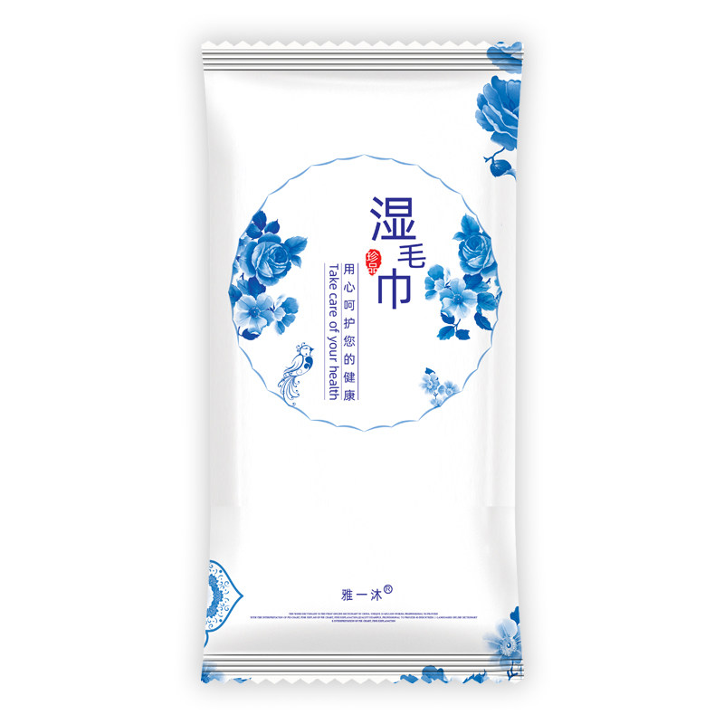 湿毛巾纤维加厚餐饮一次性湿毛巾