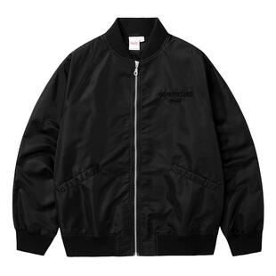 Coca-Cola/可口可乐外套男秋冬款美式复古工装加绒加厚飞行服夹克