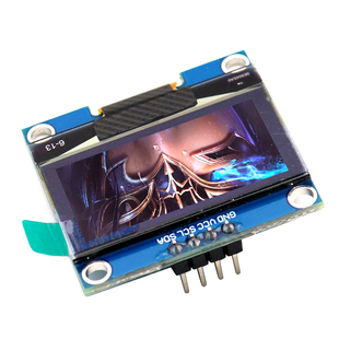 1.3寸液晶屏 蓝色白色 I2C IIC通信 12864 OLED显示屏模块 送程序