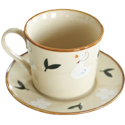 好看的咖啡杯小众设计感下午茶杯