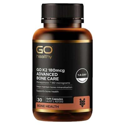 GO Healthy 高之源维生素K2正品官方旗舰店mk7成人强骨180mcg进口