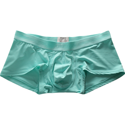 清新冰丝高弹低腰性感男小平角裤