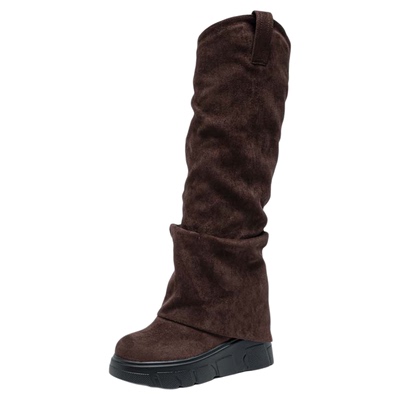 内增高10cm公分女士长筒骑士靴